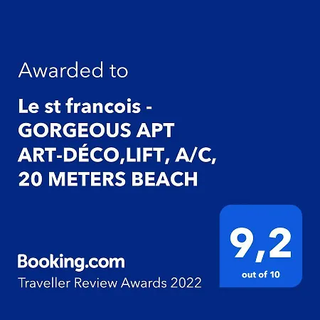Le St Francois - Gorgeous Apt Art-déco,lift, A/c, 20 Meters Beach Appartement Nice